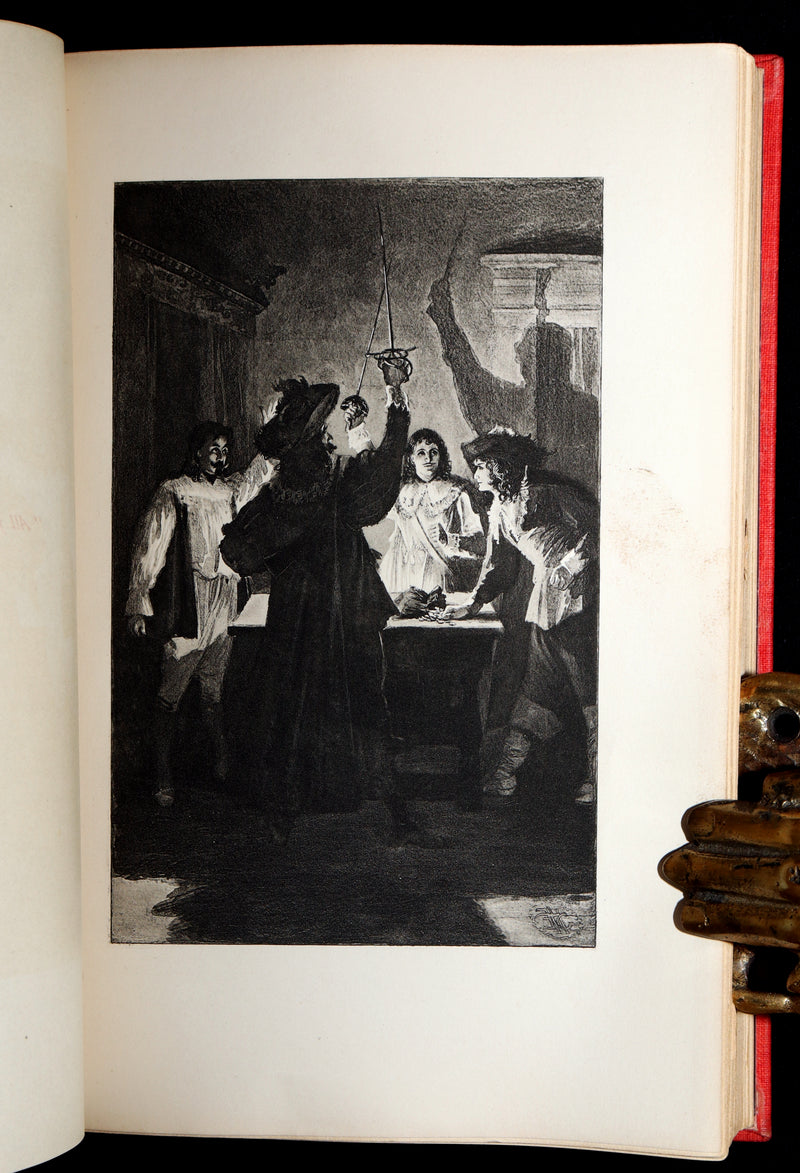 1899 Scarce Illustrated Book set - The Three Musketeers by Alexandre Dumas