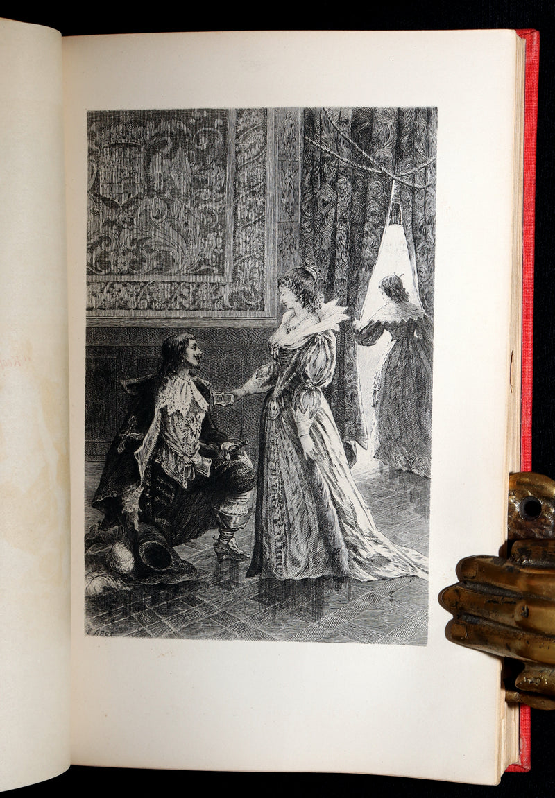 1899 Scarce Illustrated Book set - The Three Musketeers by Alexandre Dumas