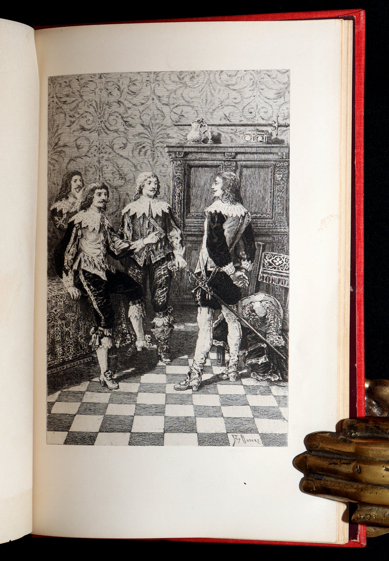 1899 Scarce Illustrated Book set - The Three Musketeers by Alexandre Dumas