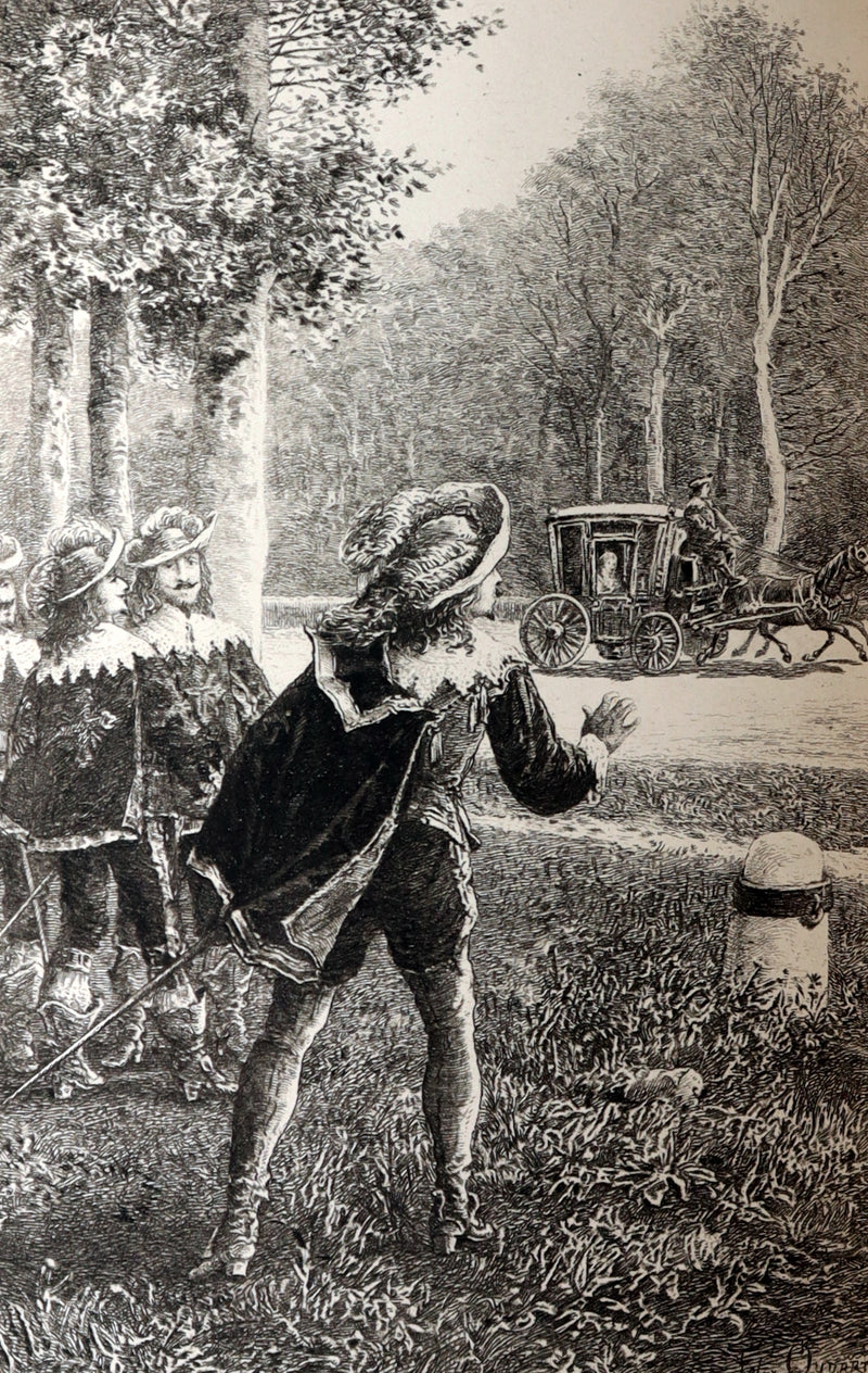 1899 Scarce Illustrated Book set - The Three Musketeers by Alexandre Dumas