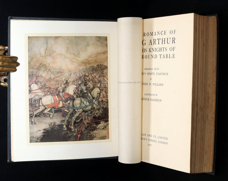 1917 First Edition - King Arthur and the Round Table illustrated by Rackham