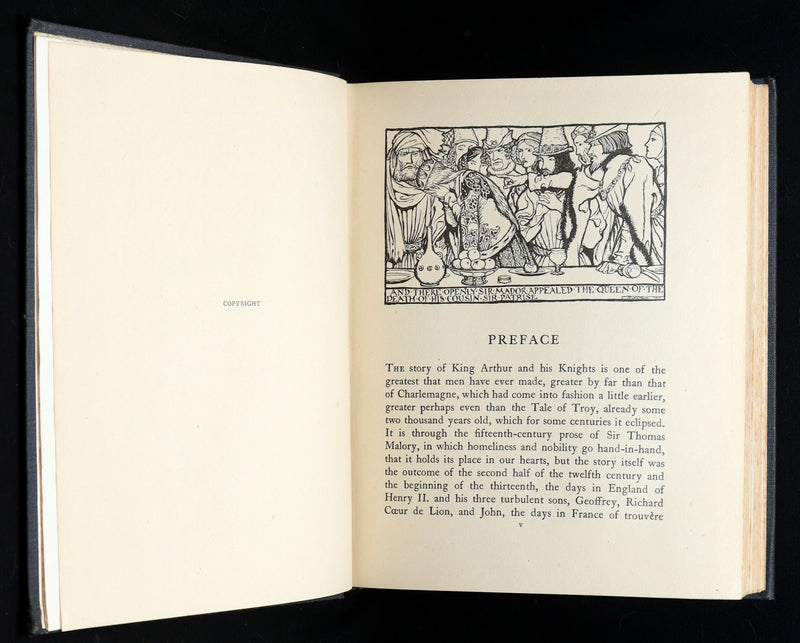 1917 First Edition - King Arthur and the Round Table illustrated by Rackham