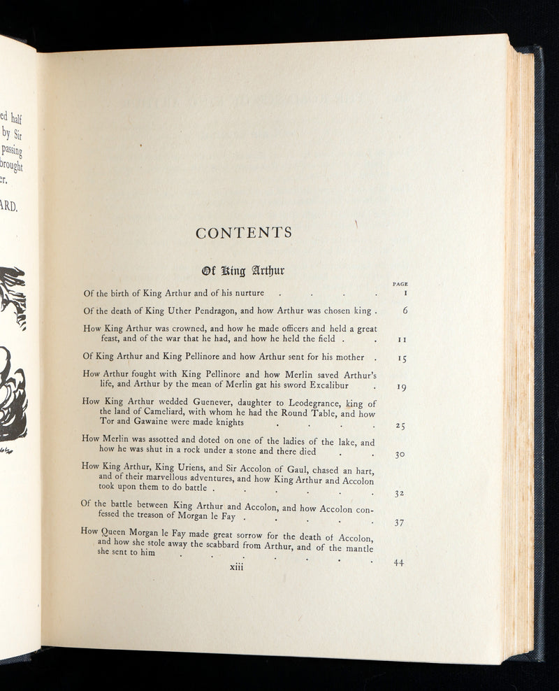 1917 First Edition - King Arthur and the Round Table illustrated by Rackham