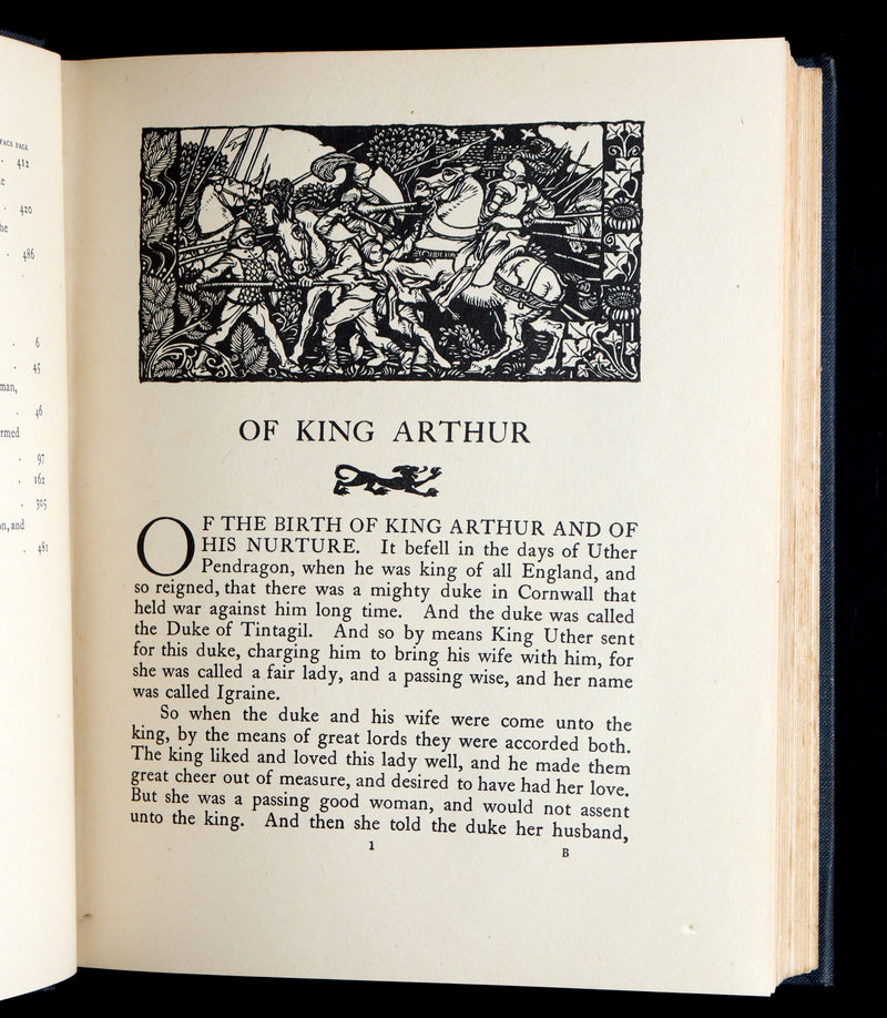 1917 First Edition - King Arthur and the Round Table illustrated by Rackham