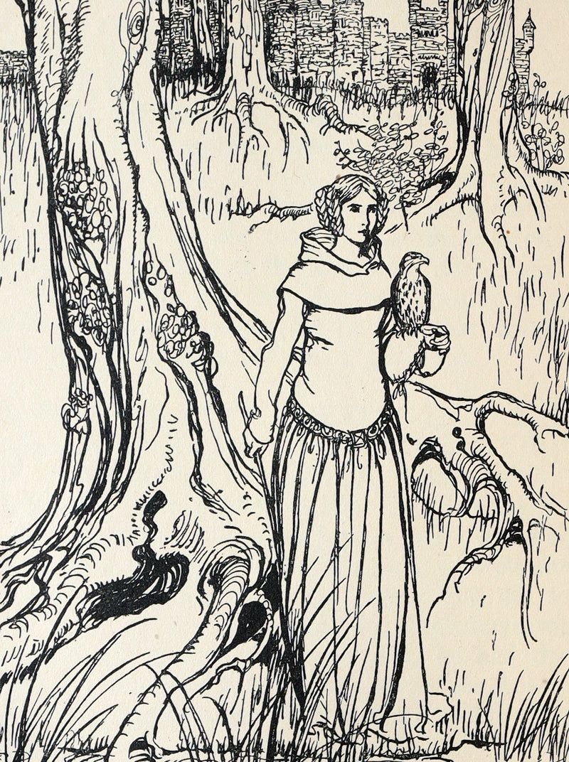 1917 First Edition - King Arthur and the Round Table illustrated by Rackham