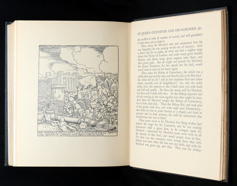1917 First Edition - King Arthur and the Round Table illustrated by Rackham