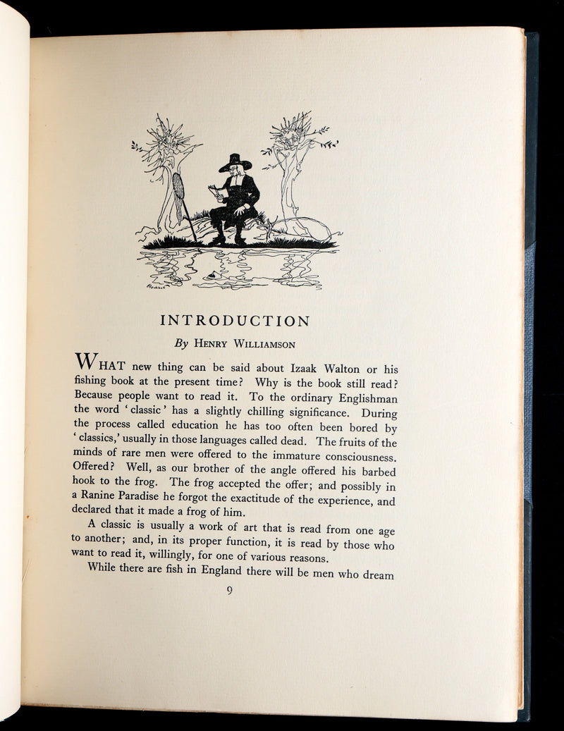 1931 Rare First Edition - The Compleat Angler illustrated by Arthur Rackham
