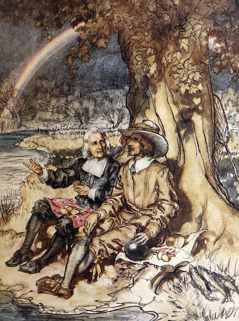 1931 Rare First Edition - The Compleat Angler illustrated by Arthur Rackham