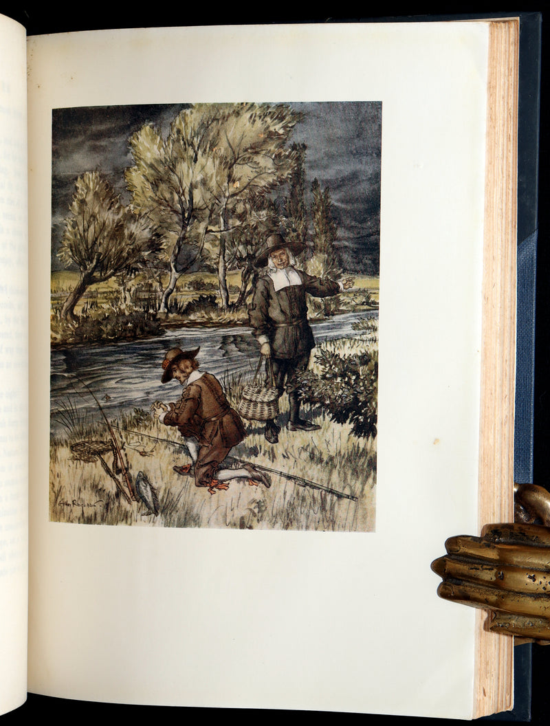 1931 Rare First Edition - The Compleat Angler illustrated by Arthur Rackham