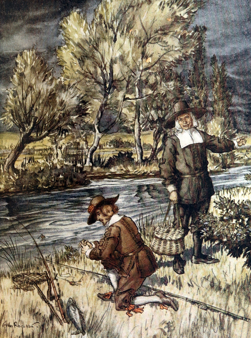 1931 Rare First Edition - The Compleat Angler illustrated by Arthur Rackham