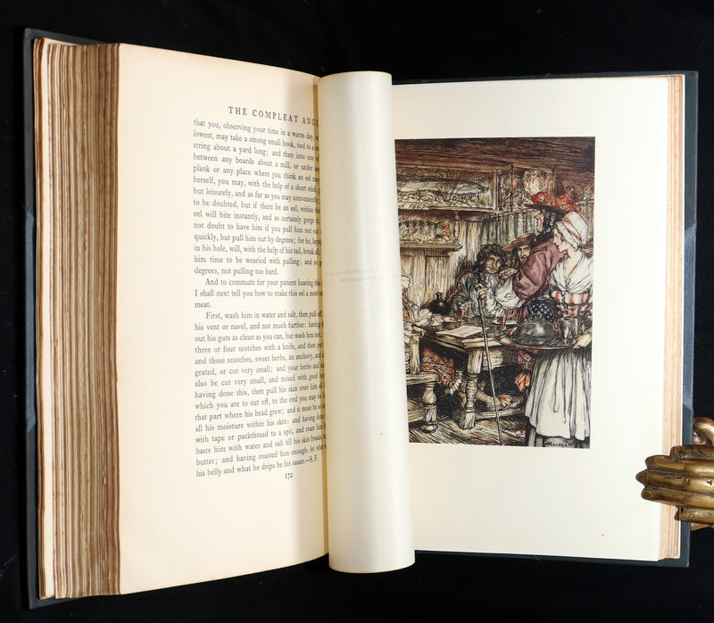 1931 Rare First Edition - The Compleat Angler illustrated by Arthur Rackham