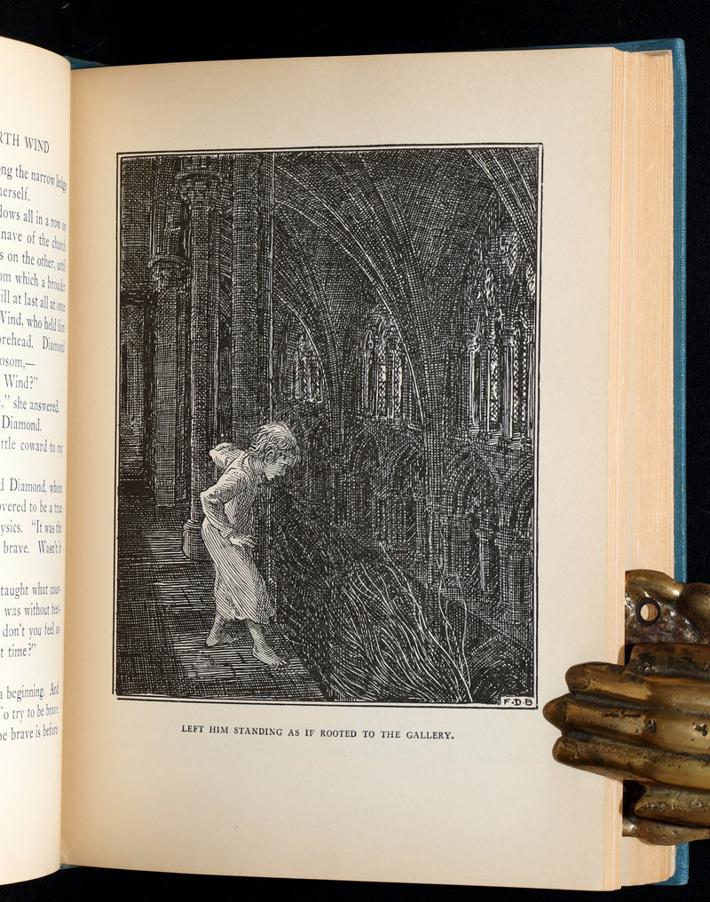 1924 First Edition - At The Back of The North Wind Illustrated by F. D. Bedford