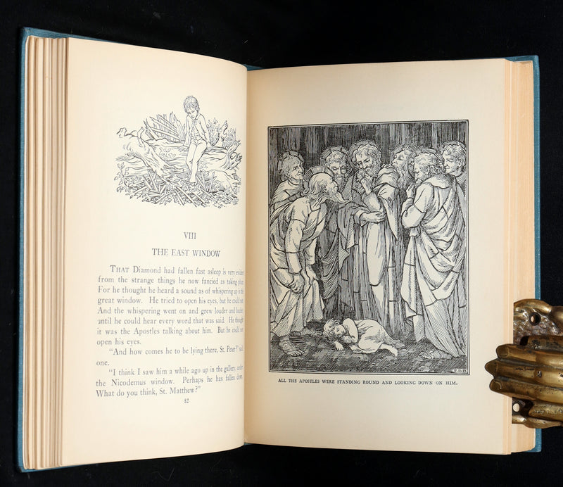 1924 First Edition - At The Back of The North Wind Illustrated by F. D. Bedford