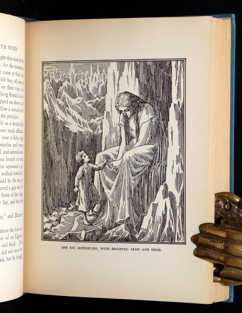1924 First Edition - At The Back of The North Wind Illustrated by F. D. Bedford