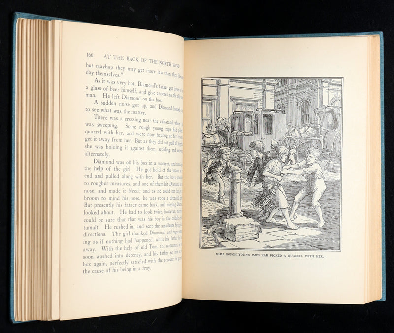 1924 First Edition - At The Back of The North Wind Illustrated by F. D. Bedford