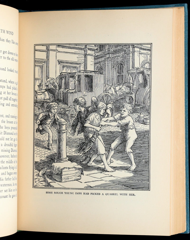 1924 First Edition - At The Back of The North Wind Illustrated by F. D. Bedford