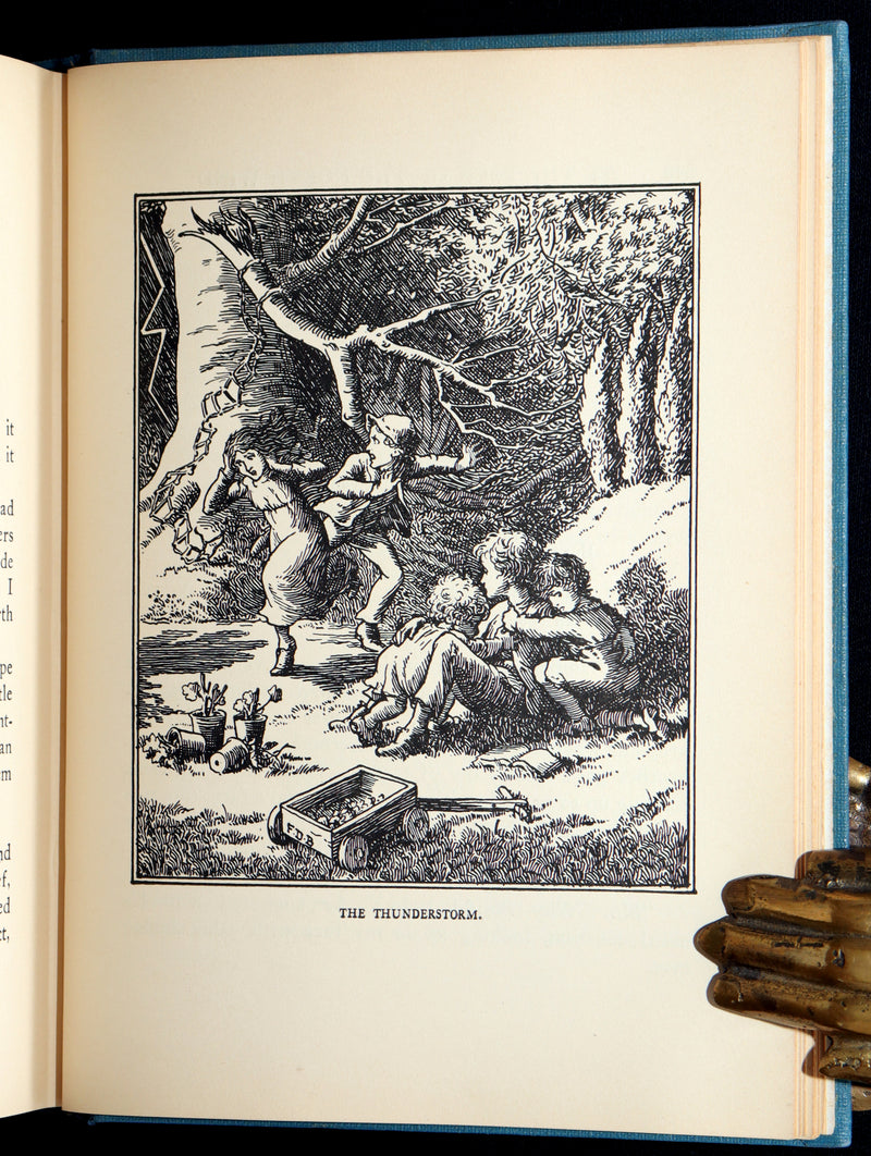 1924 First Edition - At The Back of The North Wind Illustrated by F. D. Bedford