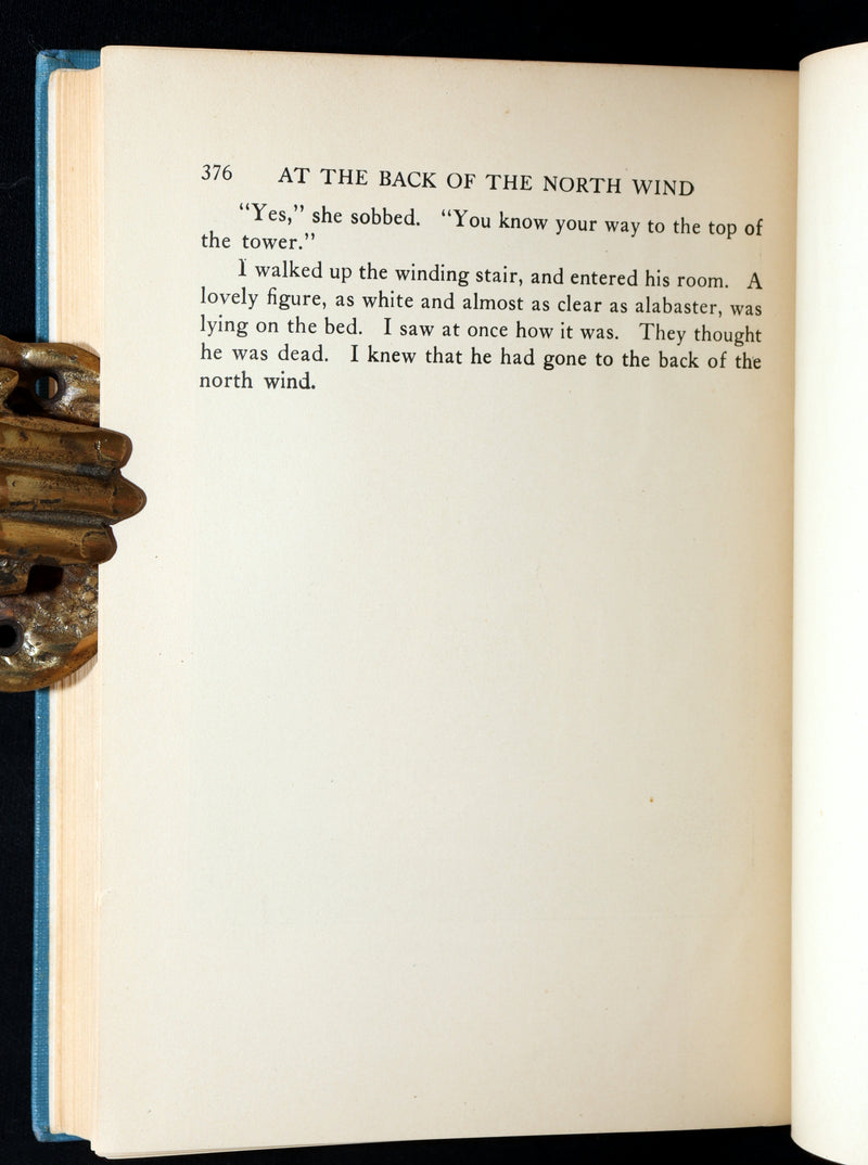 1924 First Edition - At The Back of The North Wind Illustrated by F. D. Bedford