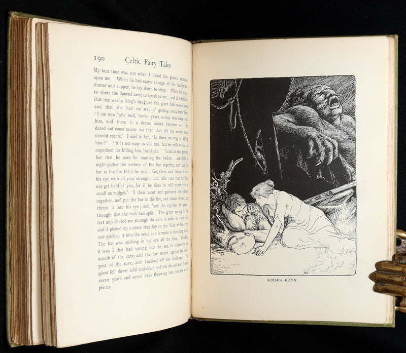 1894 First Edition- More Celtic Fairy Tales by J Jacobs Illustrated by JD Batten