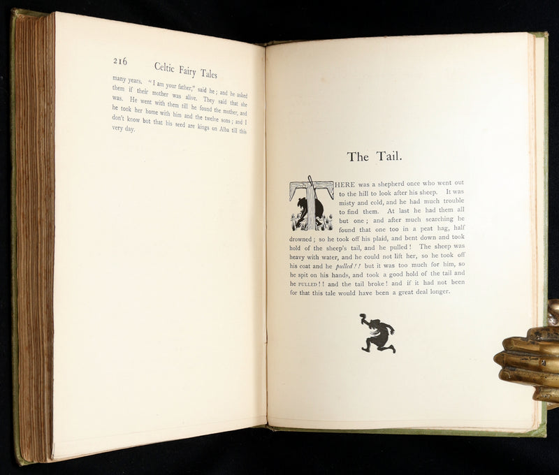 1894 First Edition- More Celtic Fairy Tales by J Jacobs Illustrated by JD Batten