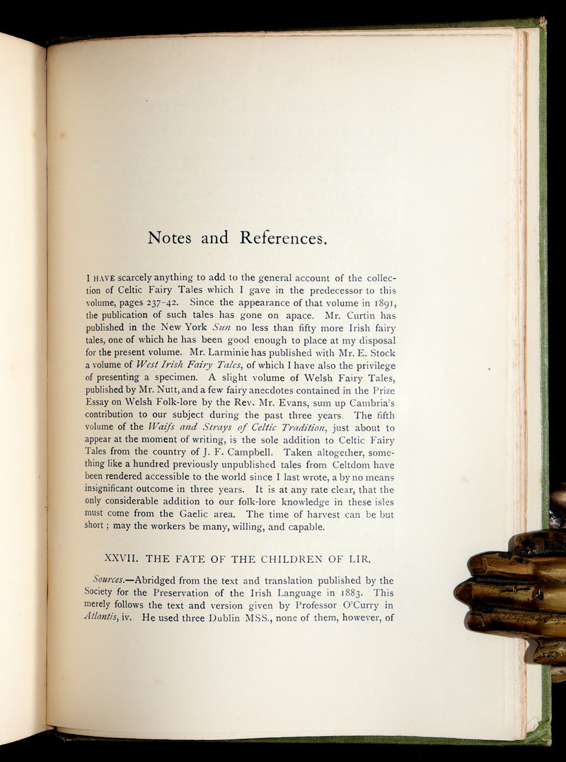 1894 First Edition- More Celtic Fairy Tales by J Jacobs Illustrated by JD Batten