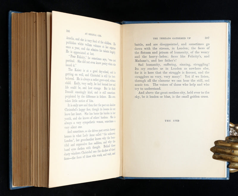 1900 First Edition- An Original Girl by Ethel F. Heddle Illustrated by G. Browne