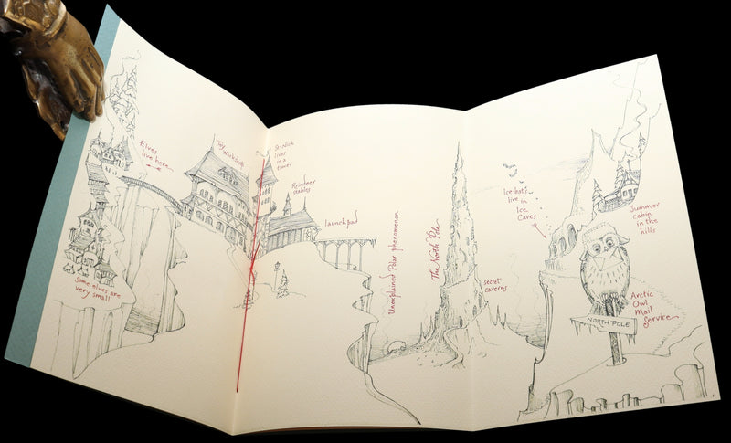 2018 Scarce 1stED - Old St. Nick at the North Pole by Charles van Sandwyk