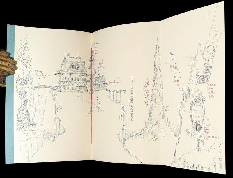 2018 Scarce 1stED - Old St. Nick at the North Pole by Charles van Sandwyk