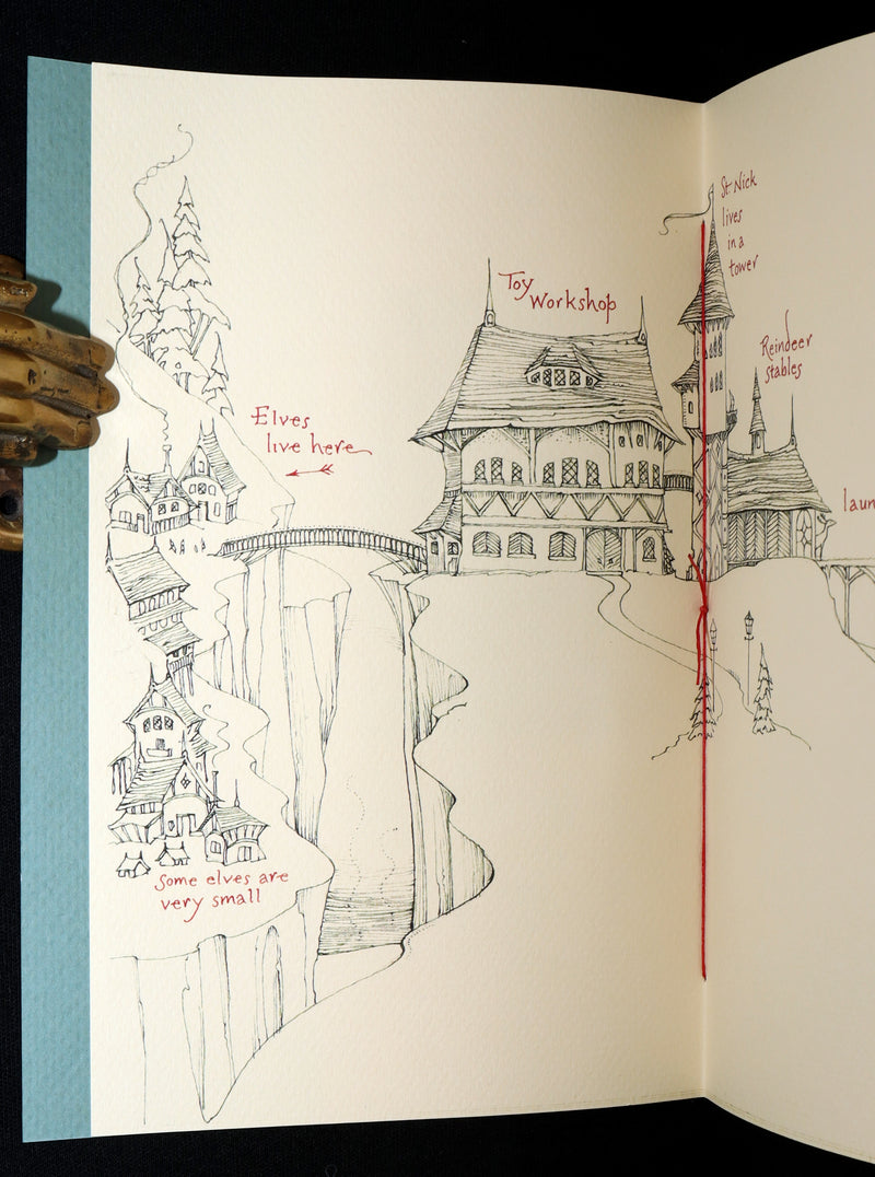 2018 Scarce 1stED - Old St. Nick at the North Pole by Charles van Sandwyk