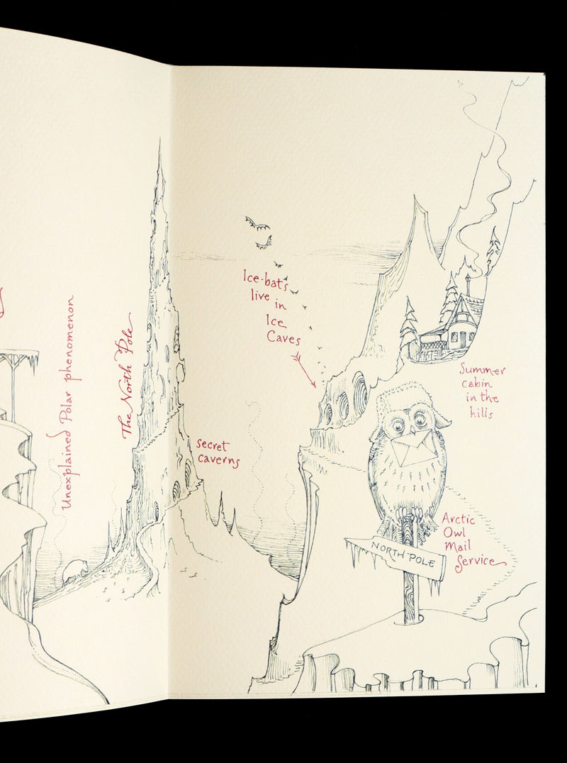 2018 Scarce 1stED - Old St. Nick at the North Pole by Charles van Sandwyk