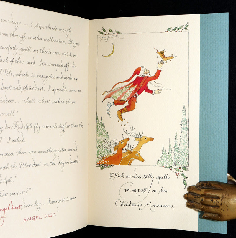 2018 Scarce 1stED - Old St. Nick at the North Pole by Charles van Sandwyk