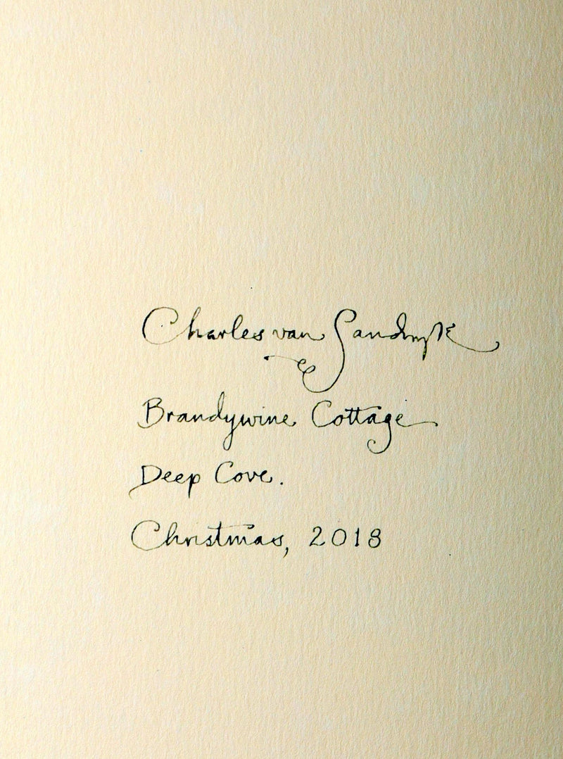 2018 Scarce 1stED - Old St. Nick at the North Pole by Charles van Sandwyk