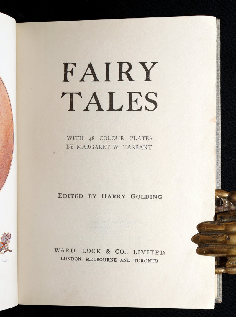 1922 Scarce Book - Fairy Tales with 48 Coloured Plates By Margaret W. Tarrant
