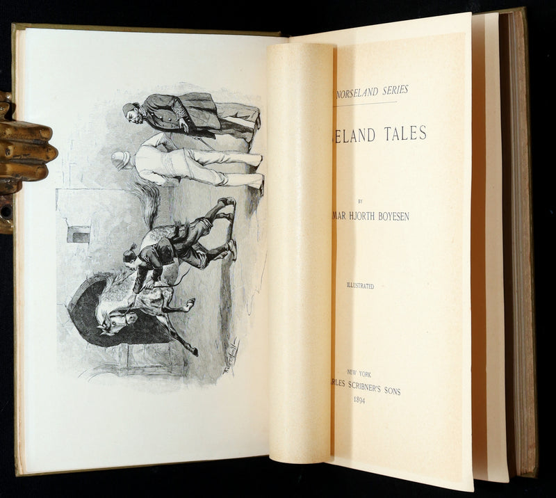 1894 Scarce First Edition - Norseland Tales of Norway by Hjalmar Hjorth Boyesen