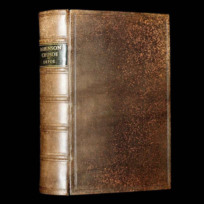 1832 Rare Book in Bayntun Binding - Surprising Adventures of Robinson Crusoe