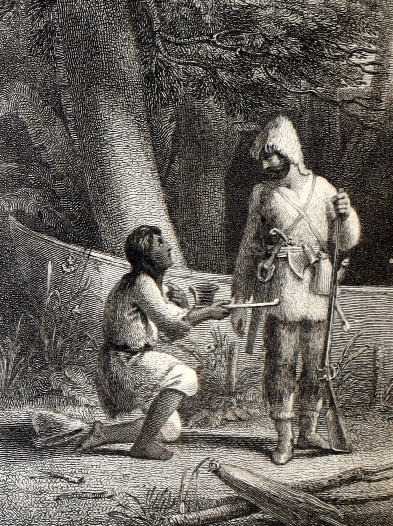 1832 Rare Book in Bayntun Binding - Surprising Adventures of Robinson Crusoe