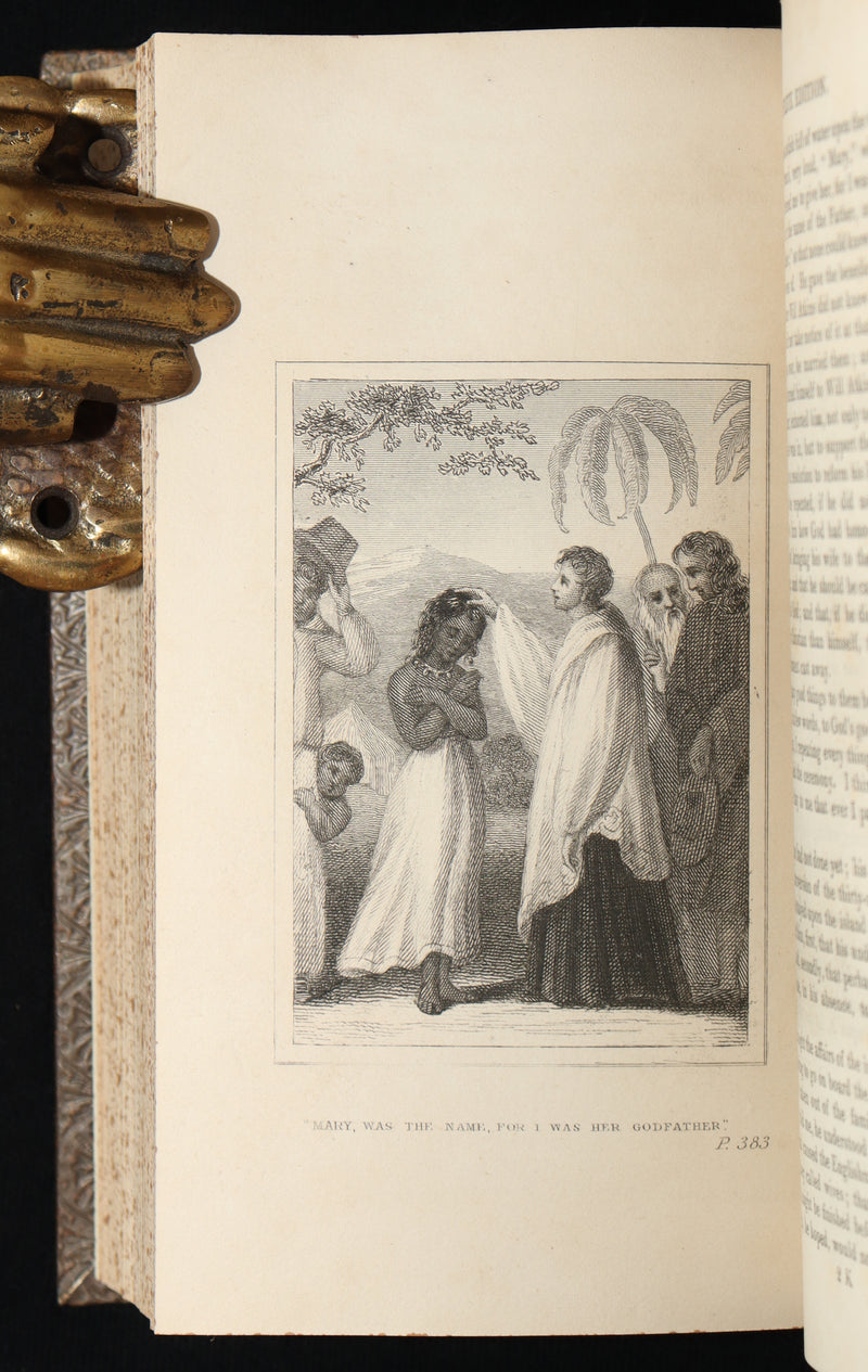 1832 Rare Book in Bayntun Binding - Surprising Adventures of Robinson Crusoe