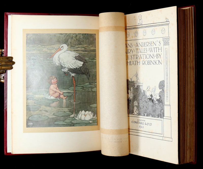 1913 First Edition- Hans Andersen's Fairy Tales illustrated by W. Heath Robinson