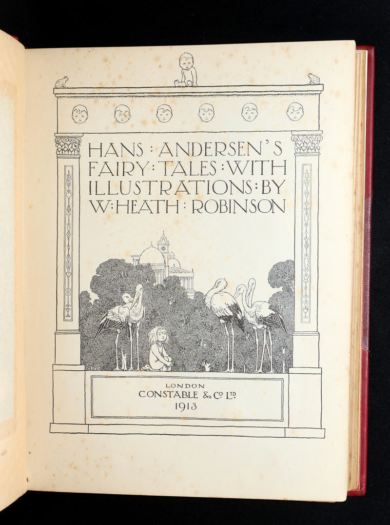 1913 First Edition- Hans Andersen's Fairy Tales illustrated by W. Heath Robinson