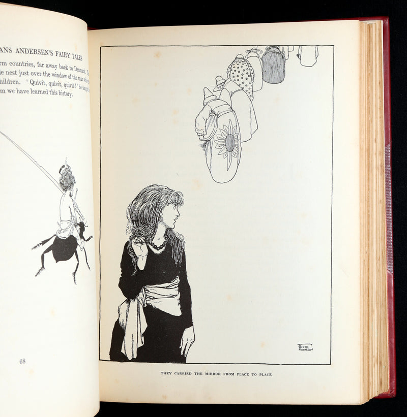 1913 First Edition- Hans Andersen's Fairy Tales illustrated by W. Heath Robinson