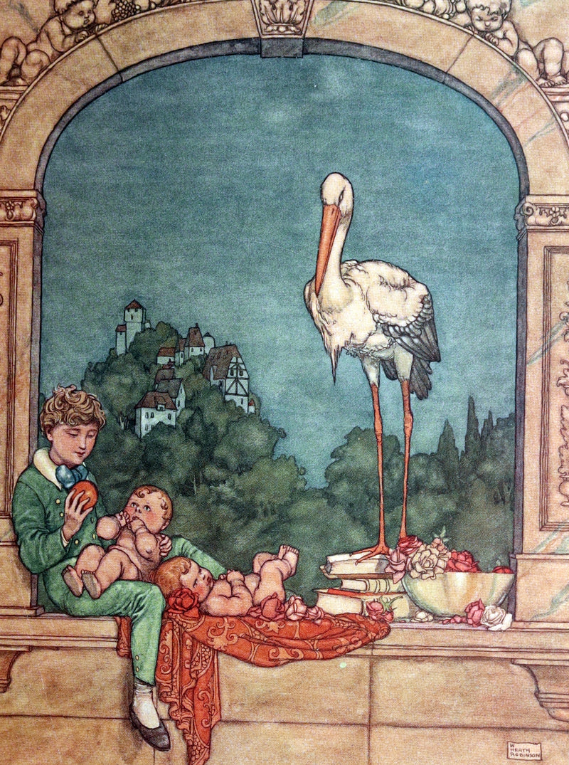 1913 First Edition- Hans Andersen's Fairy Tales illustrated by W. Heath Robinson
