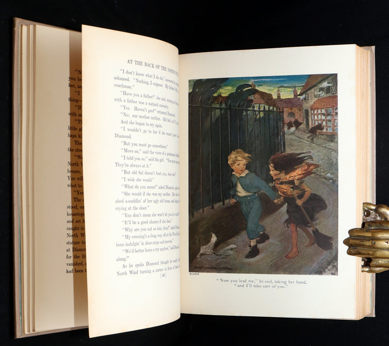 1919 Rare First Edition by Jessie Willcox Smith - At The Back of The North Wind