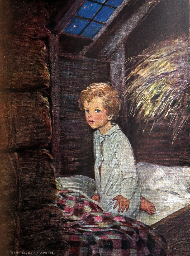 1919 Rare First Edition by Jessie Willcox Smith - At The Back of The North Wind