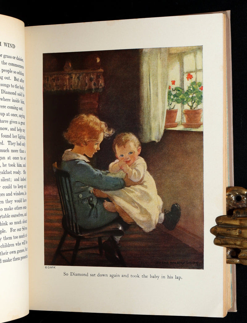1919 Rare First Edition by Jessie Willcox Smith - At The Back of The North Wind