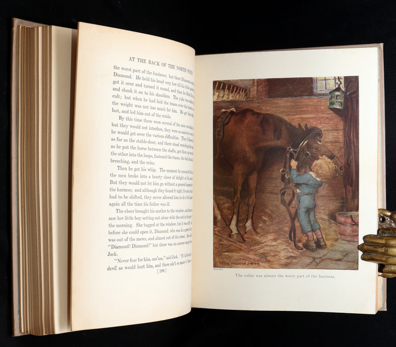 1919 Rare First Edition by Jessie Willcox Smith - At The Back of The North Wind
