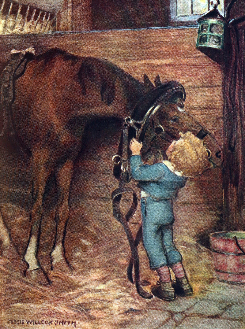 1919 Rare First Edition by Jessie Willcox Smith - At The Back of The North Wind