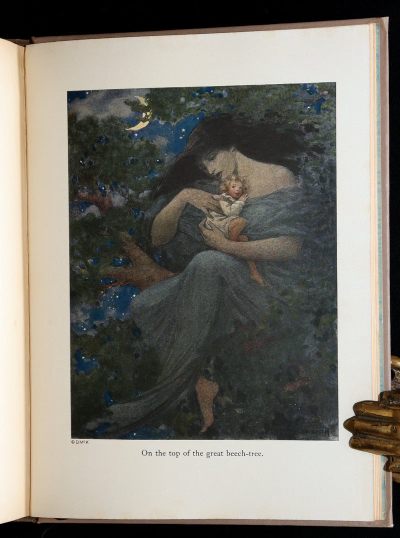 1919 Rare First Edition by Jessie Willcox Smith - At The Back of The North Wind