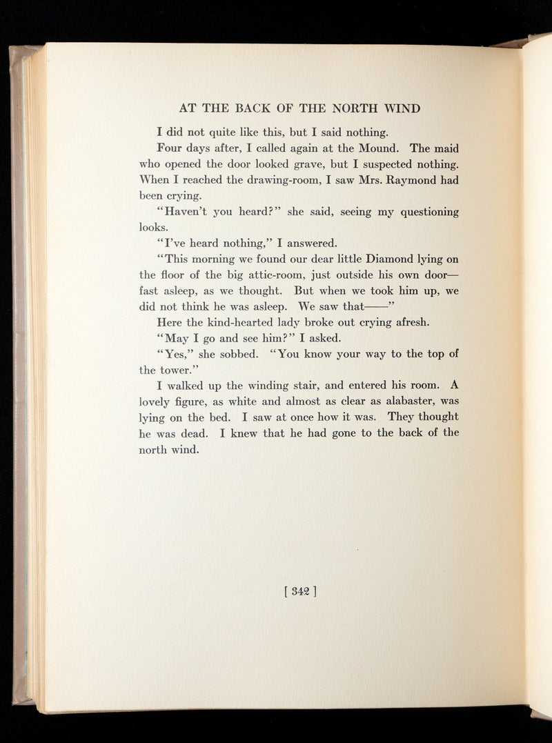 1919 Rare First Edition by Jessie Willcox Smith - At The Back of The North Wind