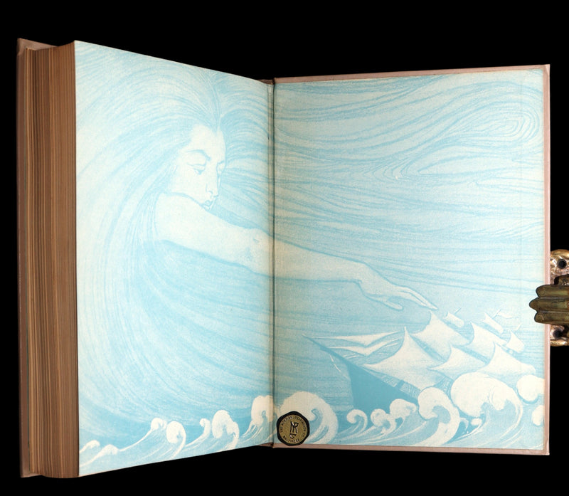 1919 Rare First Edition by Jessie Willcox Smith - At The Back of The North Wind