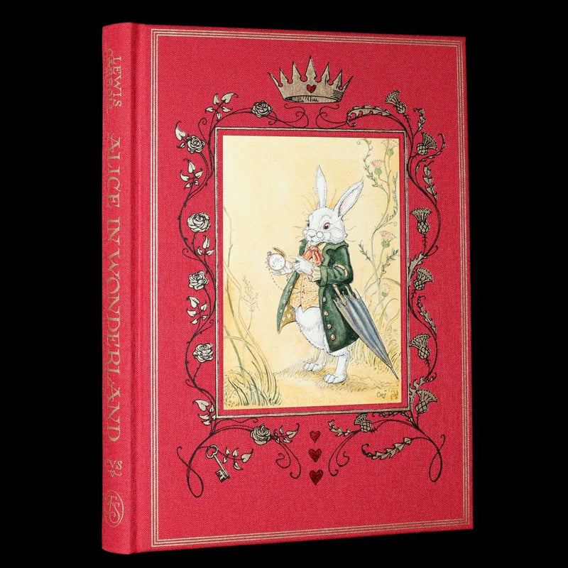 2019 Signed 1stED - Alice in Wonderland illustrated by Charles van Sandwyk